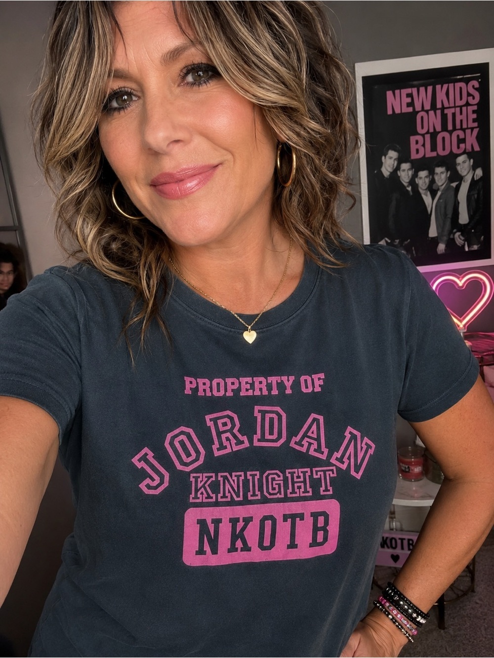✨HOST PICK✨ NKOTB T-Shirt Jordan Knight Size S
